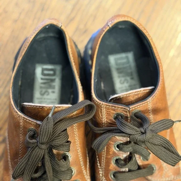 Dr. Martens 8651 Chunky Oxford Shoes Brown Leather Made in England Size 7 - Picture 10 of 13